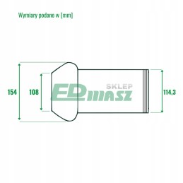 Vyriška jungtis 4 colių perrot sriegis 4 vandens cisternai