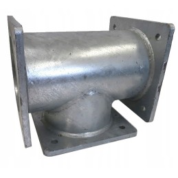 Trišakis su trimis kvadratiniais flanšais 6 6 6