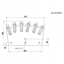 Barstytuvo būgno šukos 2213190040