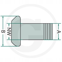 Lizdas 179mm 4050200320 granitas