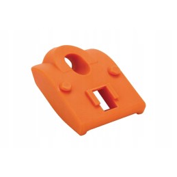 930140 plastikinė jungtis iš oranžinės spalvos