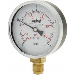 Slėgio matuoklis oe100 mm riv520 jungtis 1 4