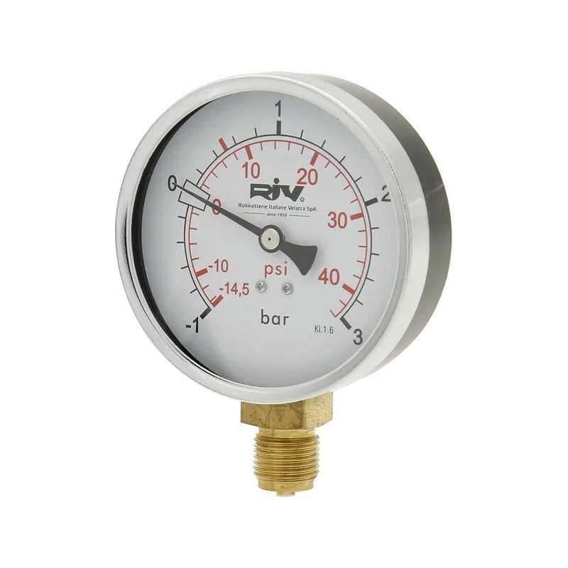 Slėgio matuoklis oe100 mm riv520 jungtis 1 4