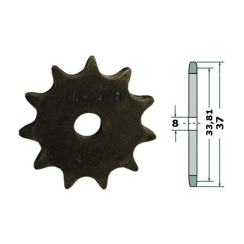 Grandinės žvaigždutė 06b 1 iš 11 37mm 8mm