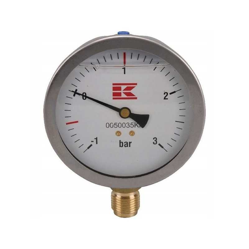 Glicerino manometras oe100 mm, jungtis 1 2