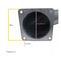 KKV jungtis su kvadratiniu flanšu luk 6 45