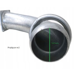 KKV jungtis su kvadratiniu flanšu luk 6 45