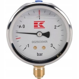 Glicerino manometras oe63 mm, jungtis 1 4