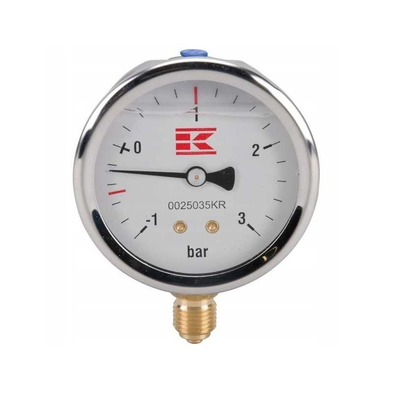 Glicerino manometras oe63 mm, jungtis 1 4