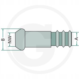 Lizdas 179mm 4050200356 granitas