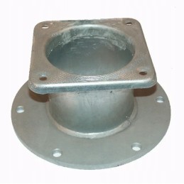 Adapteris su apvalia apykakle, 6 skylutėmis ir keturiomis