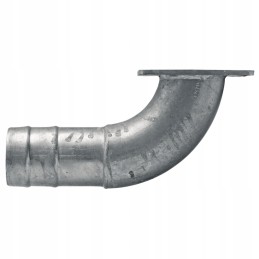 Tanklaivio galas yra 90 laipsnių alkūnė, 6 coliai, 150 mm