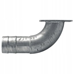 Tanklaivio galas yra 90 laipsnių alkūnė, 6 coliai, 150 mm