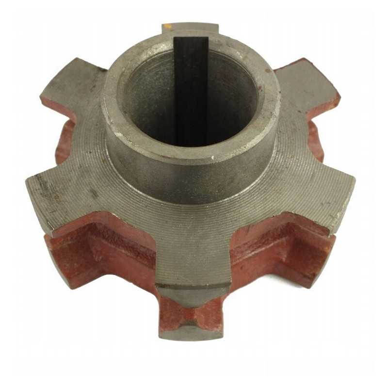 Lizdo ratas 50 mm skersinis griovelis 14 mm su 6 rcw sklaidytuvu