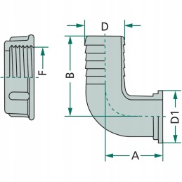 Žarnos jungtis 90 670115320