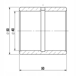 Barstytuvo rankovė 2208070060 40x50x50 ruda