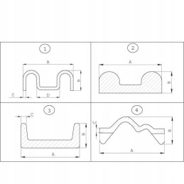 Trumpa įdėklo juostelė 0 94 m fortschritt t 088 020