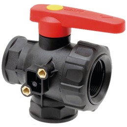 Trijų krypčių rutulinis vožtuvas 1šp 10bar arag