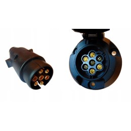 Kištukinis lizdas 12v 7 kontaktų elektros jungtis