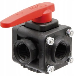 3 krypčių čiaupų vožtuvas 10bar 2bsp arag