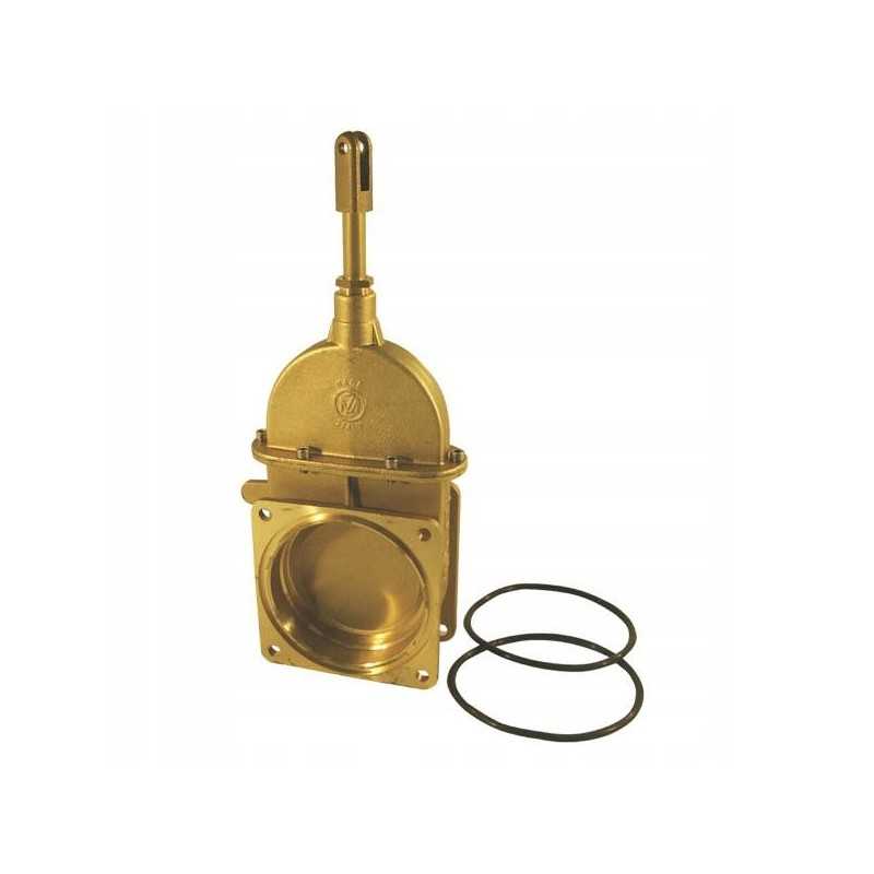 Vamzdžio bako vartų vožtuvas MZ 8 colių, du flanšai 180 mm