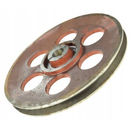 Dalgio trąšų barstytuvo ratas su grioveliais d 230