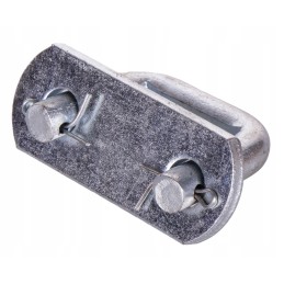 Mėšlo barstytuvo grandinės jungtis