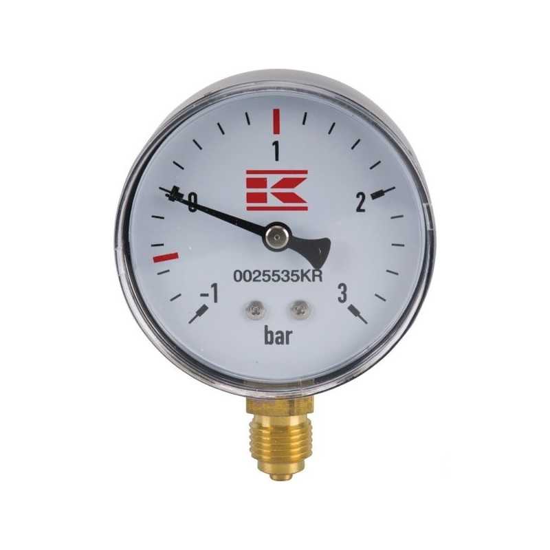 Vakuuminis manometras tanklaiviui 1 4 colių 63 mm 3 bar