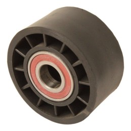 Diržo įtempimo volas, skirtas pjauti trąšų barstytuvą