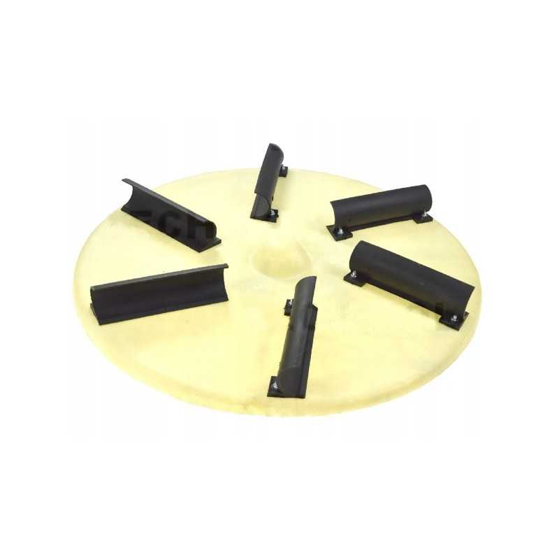 6 peilių diskinis oe 50 cm barstytuvas, skirtas pjauti drugelį