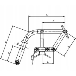 6990000 slydimo vožtuvo svirtis 4 5 6
