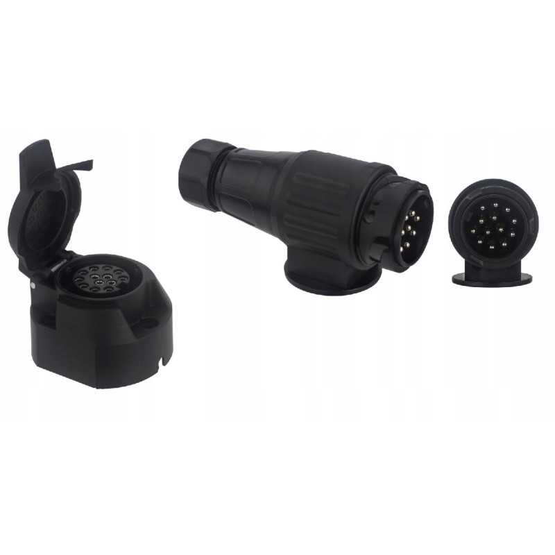 Lizdas, įsukamas kištukas 12v 13 kontaktų