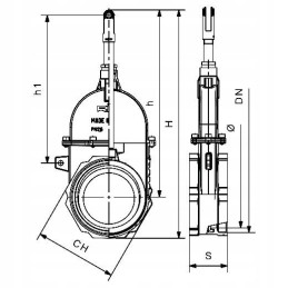 Statinės bako vožtuvas 6 colių, 2x sriegis