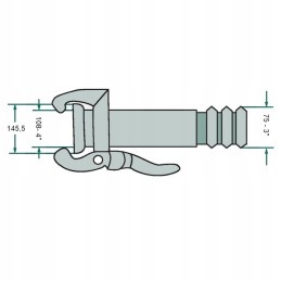 Srutų cisternos kištukas 4 colių 108 mm perrot