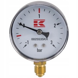 Laikrodis autocisternai 1 4c 63mm 3bar vakuuminis