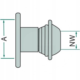 Lizdas su flanšu 4054053027