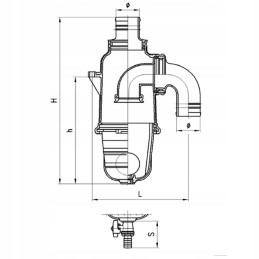 Uždarymo vožtuvas tanklaiviui 60mm