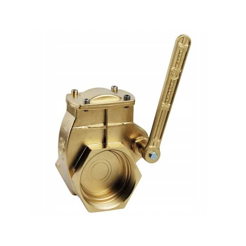 Statinės priekabos vožtuvas 4 colių, 2 x sriegis, rankinis