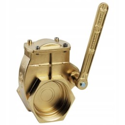 Statinės priekabos vožtuvas 4 colių, 2 x sriegis, rankinis