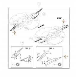Amazone ilgi sėjos peiliai TS3 947098