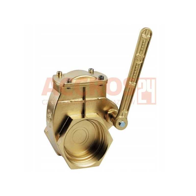 Statinės priekabos vožtuvas 3 colių, 2 x sriegis, rankinis