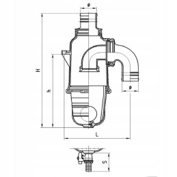 Uždarymo vožtuvas tanklaiviui, skersmuo 80 mm, tanklaiviui