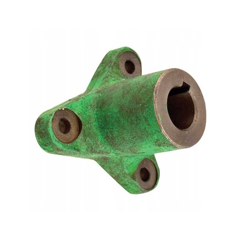 Trijų pečių guminės sankabos galas su ro pleištu