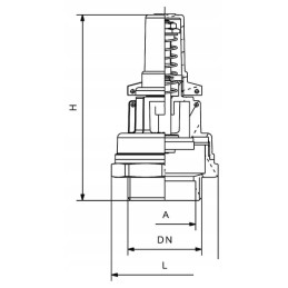 Ribotuvo vožtuvas 1 1 2 colių statinės tanklaivis riv290