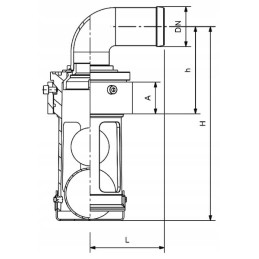 Perpildymo apsauginis vožtuvas prijungimui oe 60 mm