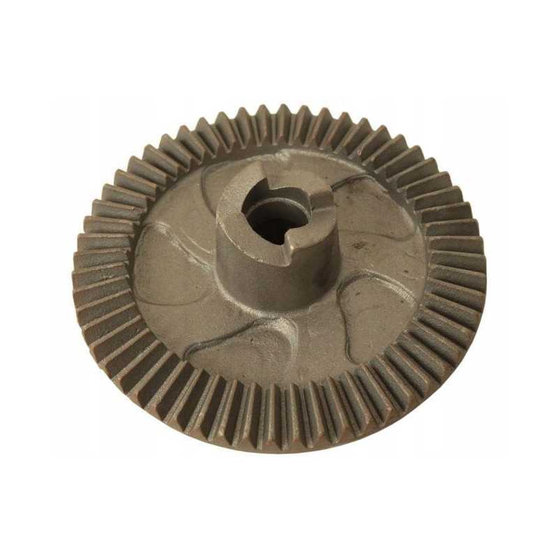 Didelis diskinis ratas dalgio barstytuvo transmisijai