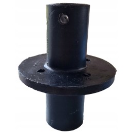 Plastikinis ir metalinis barstymo disko stebulė