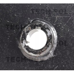 Sraigtinis reketinis ratas, dantys 40 mm, pleištas 10 mm