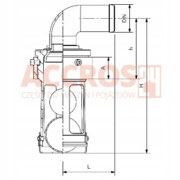 Autocisternos Riv Fi 80 perpildymo vožtuvas