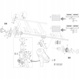 Propelerio ventiliatoriaus skirstytuvas gaspardo g66248172r